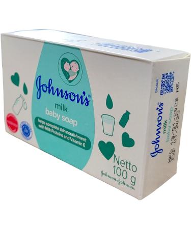 Johnson's Baby Soap Milk Protein 75g (Pack of 3) - Gentle Cleansing for Baby's Delicate Skin - Buy Online on SooperMarket.com