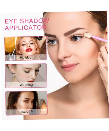 BELLIFFY 100pcs Double Ended Eyeshadow Brush Eye Shadow Sponge Double-ended Eyeshadow Cosmetic Makeup Brush Dual Sides Eyeshadow Eye Shadow Applicator - Buy Online on SooperMarket.com