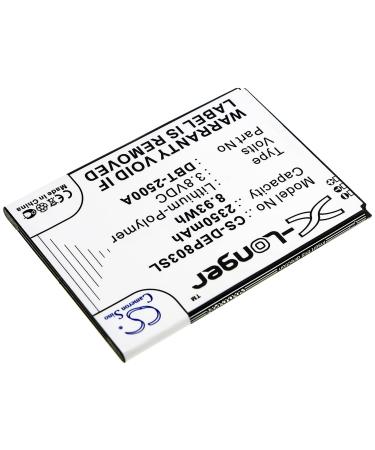 Replacement Battery Compatible with Doro 8035 DSB-0170 Part Number: DBT-2500A 2350mAh/3.8V