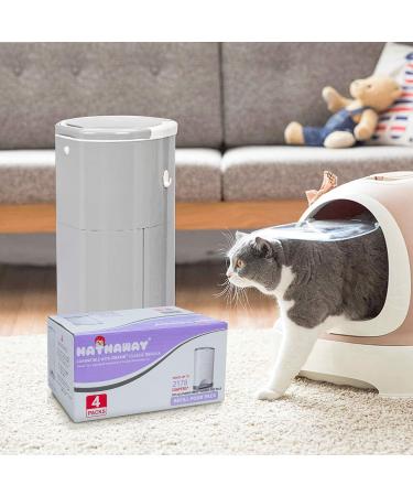 Diaper Pail Refill Compatible with Dekor Classic Bags 4 Pack with Lavender Scent Holds up to 2178 Diapers - Buy Online on SooperMarket.com