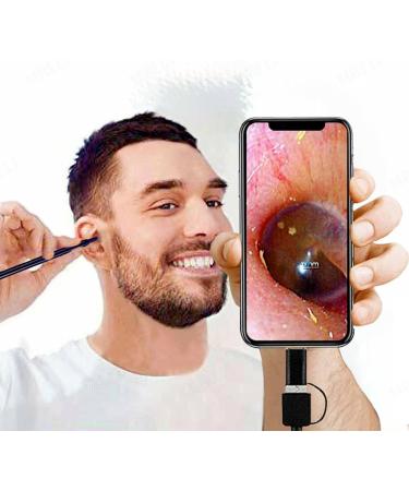Cleaning Ear Endoscope Camerafor Android U S B C Cell Phone Mini Camerafor Cleaning Ear Cleaner Earpick Medical Clean Your Ears Black Black - Buy Online on SooperMarket.com