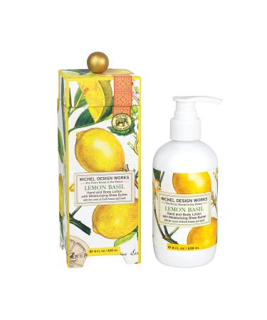 Michel Design Works Hand and Body Hand and Body Lotion  Lemon Basil Lemon Basil 8 Fl Oz (Pack of 1)