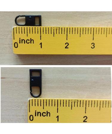 Metal Zipper Pull Tab Replacement for Suitcases, Luggage, Jackets - Sliver and Black - Buy Online on SooperMarket.com
