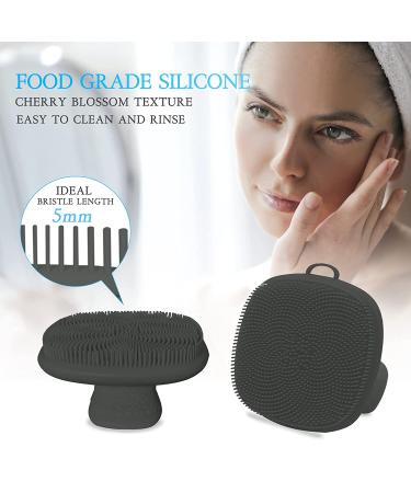 INKERLEE Silicone Face Scrubber Exfoliator Brush - Gentle Manual Facial Cleansing Brush for Women and Men - Buy Online on SooperMarket.com