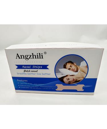 Angzhili Nasal Strips for Reduce Snoring Breath More Better Anti Snoring Improve Sleeping Large Size 66mm*19mm (50)