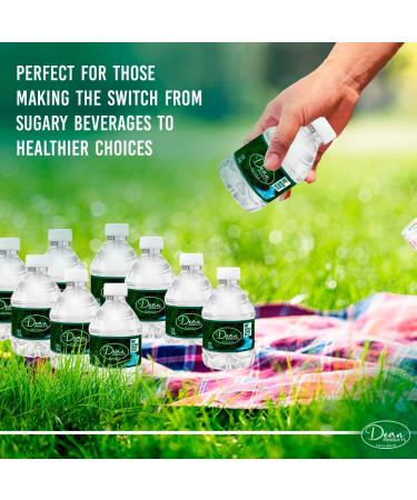 Dean Products Spring Water Bottles 24 Pack - Bottled Spring Water - Small 8 oz Mini Bottles - Bulk Pack - Buy Online on SooperMarket.com