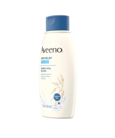 Aveeno Skin Relief Fragrance-Free Body Wash - 12 oz | Soothing & Hydrating - Buy Online on SooperMarket.com