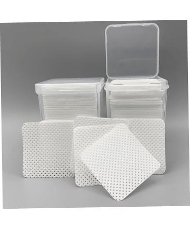 200pcs Lint Free Cotton Pads Eyelash Glue Remover Wipe Pads Glue Cleaner Pads for Extension Cleaning Cotton Pads - Buy Online on SooperMarket.com
