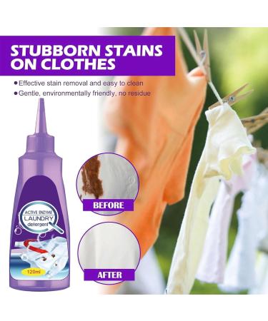 Symmetry Stain Remover | Graceiful Active Enzyme Laundry Stain Remover - Purple Bottle 2PCS | Best Stain Solution for White Shirts - Buy Online on SooperMarket.com