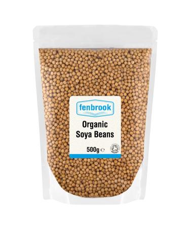 Organic SOYA Beans 500g | Certified Organic by Fenbrook Organic