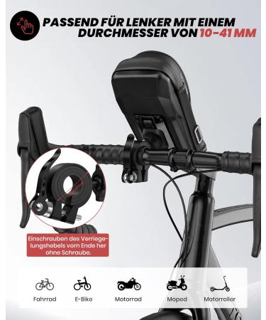 Waterproof Bike & Motorcycle Mobile Phone Holder | Handlebar Bag for 5.5-7 Inch Smartphones - E-Bike & Bicycle Accessories - Buy Online on SooperMarket.com