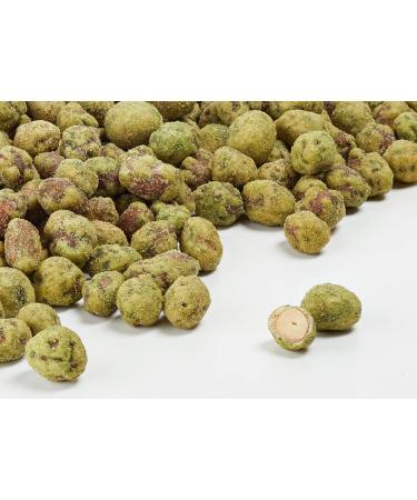 Khao Shong Wasabi Peanuts - Crispy Medium Sharp Snack (350g Can Pack of 2) | International Shipping Available - Buy Online on SooperMarket.com