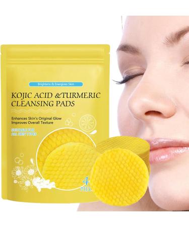 Turmeric Kojic Cleansing Pads Resurfacing Pads for Face & Body Turmeric Kojic Exfoliatings Cleansing Pads Balances Skin Oil And Water Fades Dark spots Fades Discoloration Facial Spon - Buy Online on SooperMarket.com