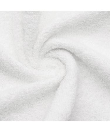 ZOLLNER Set of 10 White Cotton Wash Gloves & Washcloths - 16x21 cm - Ideal for Daily Use Soft & Durable - Buy Online on SooperMarket.com