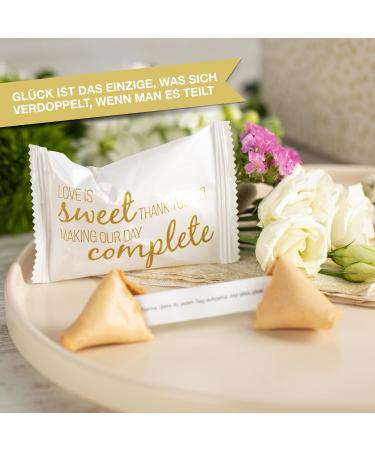 Weddingtree 60 Lucky Biscuits - German Guest Gifts & Wedding Decor - Individually Packaged - Buy Online on SooperMarket.com