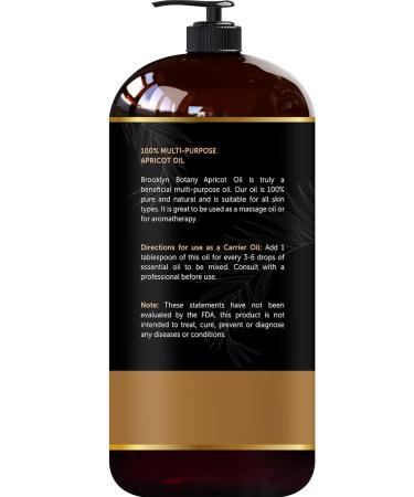 Brooklyn Botany Apricot Kernel Oil - 28 Fl Oz. - Buy Online on SooperMarket.com