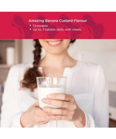 Wampole Calcium 500 mg Banana Custard Flavour 150 Chewable Tablets - Buy Online on SooperMarket.com