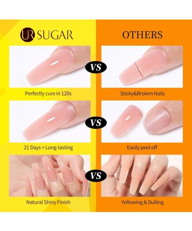 UR Sugar Polygel Nail Extension Set - 6 Color Poly Nail Gel Tubes for Perfect Summer Nails | Builder Gel & Milling Cutter Included - Buy Online on SooperMarket.com