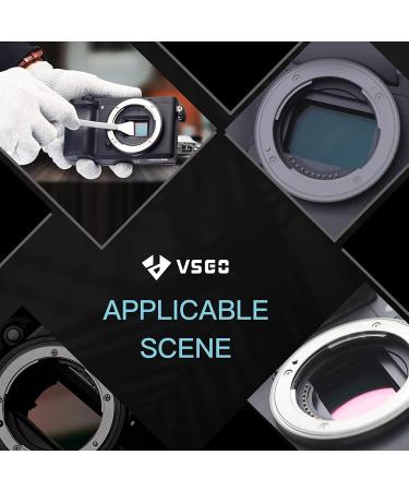 VSGO VS-S02-E APS-C Sensor Cleaning Kit - 10 Swabs & Cleaner Solution for Nikon Canon DSLR - Buy Online on SooperMarket.com