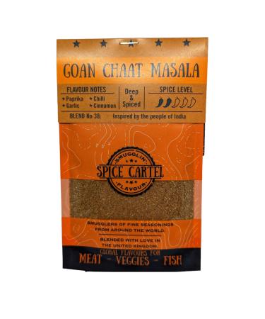 Spice Cartel's Goan Chaat Masala Spice Blend. Artisanal Spice Blend Inspired By The People Of India 35g Resealable Pouch. Hand Made with Love in The UK. Goan Chaat Masala 35.00 g (Pack of 1)