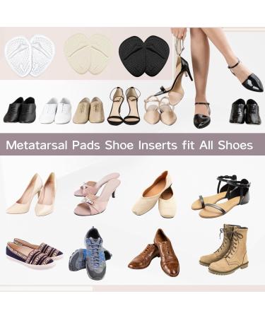 Metatarsal Pads Women Ball of Foot Cushions 3 Pairs Gel Pads Shoe Inserts for Pain Relief and Comfort - Buy Online on SooperMarket.com