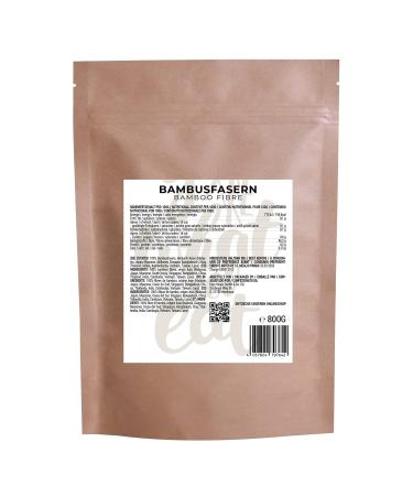 Premium Bamboo Fibers 800g - Low Carb Flour | GreatVita Value Pack - Buy Online on SooperMarket.com