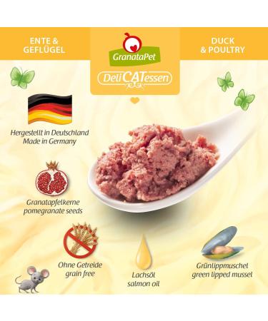 Granapet Delicatessen Chicken Wet Cat Food - Grain Free No Sugar Additives High Meat Content 6 x 85g Pack - Buy Online on SooperMarket.com