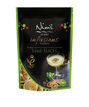 Nim's Air Dried Cocktail Dring Garnish Slices Vegan Vegetarian Healthy (Lime)