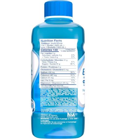 Electrolit Hydration Beverage & Recovery Drink w/Electrolytes 625ml - Pack of 12- BLUE RASPBERRY - Buy Online on SooperMarket.com