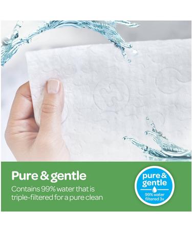 HUGGIES Natural Care Sensitive Baby Wipes, Unscented, Water-Based - 6 Flip-top Packs, 56 Count per Pack (Pack of 6) - Buy Online on SooperMarket.com