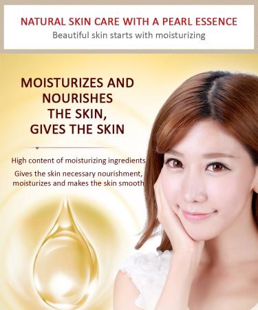Bioaoua Pure Pearls Eye Cream Essence - Skin Silky & Flawless | Moisturizing & Oil Control - 35g - Buy Online on SooperMarket.com