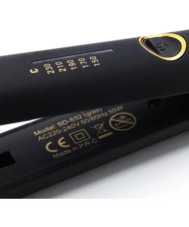 Buy Lure Smoothing Iron - 5-Year Guarantee Hair Straightener with Ion Technology & Accessories | Gold Control - Best International Shipping - Buy Online on SooperMarket.com