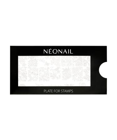 Neonail Stamping Plate 07 - Stamping Platte - Stencil plate - Nail Art - Nail Design - Nail stamp stencil - French nails stencil - nail art stamp