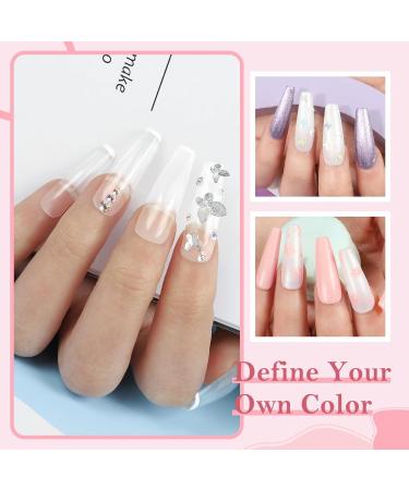 Gel Nail Polish Kit with U V Light and Drill Starter Kit 10pcs Gel Polish and 3PC Poly Extension Gel Glitter Nail Rhinestones Decoration Powders Stickers Gel Manicure Kit at Home Gifts for Women - Buy Online on SooperMarket.com