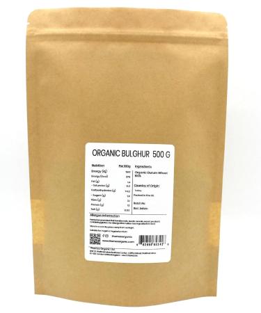 Organic Bulghur Wheat-Certified Organic Non-GMO Vegan No Additives No Preservatives Resealable Bag by Thames Organic 1kg - Buy Online on SooperMarket.com