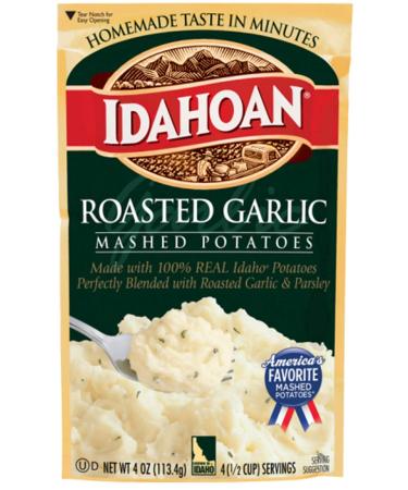 Idahoan Flavored Mashed Potatoes - Gluten-Free 100% Real Idaho Potatoes - Variety Pack of 12 Pouches (4 Servings Each) - Buy Online on SooperMarket.com