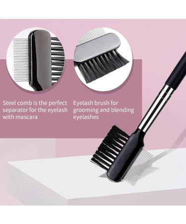MSQ Eyebrow Brush & Eyelash Separator Set | Professional 3-Piece Eye Makeup Tools for Perfect Brows & Lashes - International Shipping Available - Buy Online on SooperMarket.com