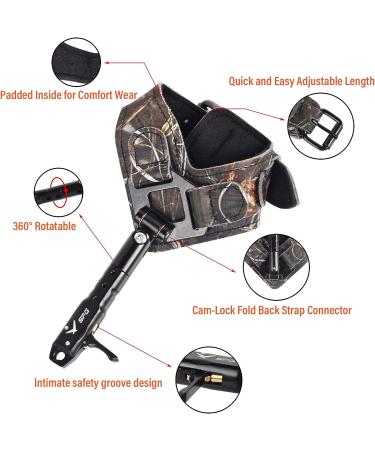 SOPOGER Bow Release - Adjustable Wrist Strap with 360 Trigger Head | For Compound Bow Hunting & Shooting - Buy Online on SooperMarket.com