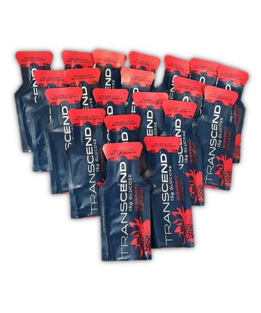 TRANSCEND 15g Glucose Gels - 20 Pouch Bulk Pack