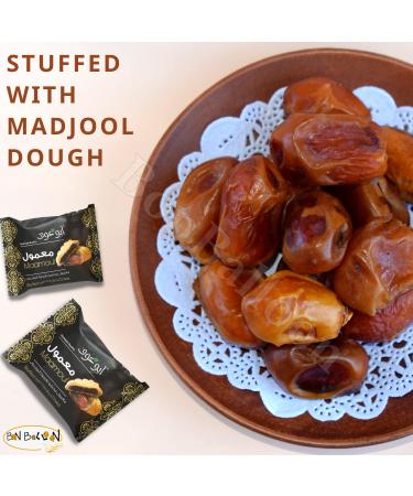 Abu Auf Maamoul Medjool Dates Cookies - 12 Pcs | Premium Dates Stuffed Biscuit Snack | Halal Kosher Fresh Taste - Buy Online on SooperMarket.com