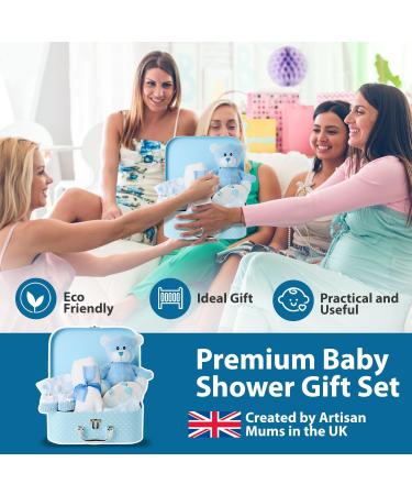 Baby Box Shop Baby Boy Gifts Newborn - 7 Baby Shower Gifts for Baby Boy includes New Baby Boy Gifts in a New Born Baby Gift Set New Born Baby Boy Gift Baby Boy Hamper for New Born Baby - Blue - Buy Online on SooperMarket.com
