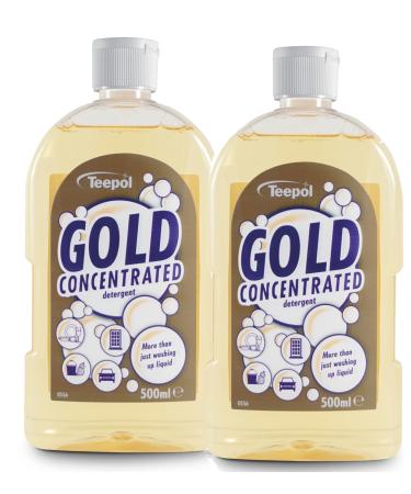 Teepol Gold Concentrated Liquid Detergent (2 x 500ml Multipack) 500 ml (Pack of 2)