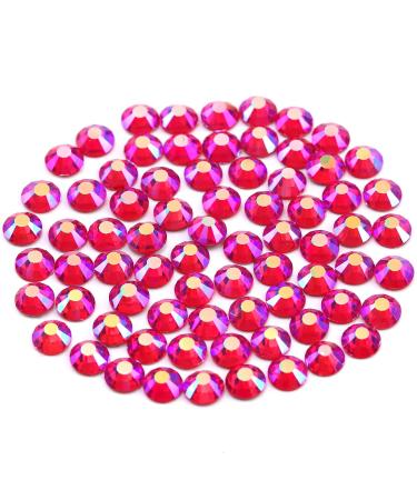 Yhmq du 2160pcs pieces of rhinestones nail crystals + rhinestones for nails crystal lt.siamab + ss20 (4.6 + 4.8mm) lt.siamab SS20-2160PCs