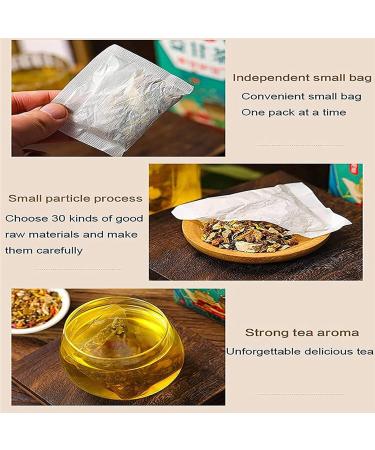 Qosneoun 18 Flavors Liver Care Tea 18 Flavors of Liver Protection Tea Herbal Stone Clearing Tea Daily Liver Nourishing Tea Nourish The Liver and Protect The Liver (2pcs) - Buy Online on SooperMarket.com