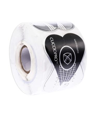 Cuccio Pro Nail Forms Roll - Lovely Professional Nail Forms - Easy To Shape Paper Mold And Fit Around Your Nail - Convenient For Achieving Various Shapes - Made From A Thick Mylar - 250 Pc