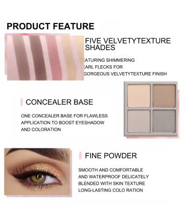 10 Color Nude Eyeshadow Palette with 6 Brushes - High Pigment, Long Lasting Matte Eye Makeup for a Natural Look - Buy Online on SooperMarket.com