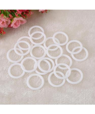 20-Pack Silicone Baby Pacifier Clips - Safe O-Ring Holders for Babies | Transparent Pacifier Chains & Adapters | Perfect Birthday Gift - Buy Online on SooperMarket.com