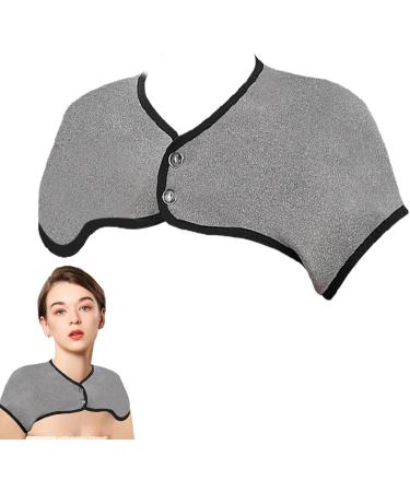 Zceplem Heating Pillow for Shoulder - 360 Thin Heated Neck Wrap | Washable Velvet Neck Warmer for All Seasons | Large Light Gray Neck and Shoulder Relaxation Pillow - Buy Online on SooperMarket.com
