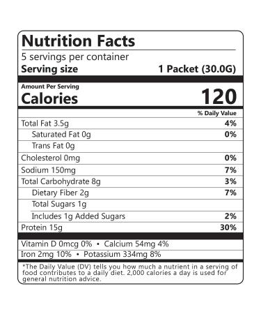 High Protein Low Carb Cereal - 15g Protein, 6g Net Carbs - Cinnamon Flavor - Buy Online on SooperMarket.com