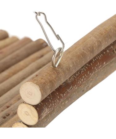 Buy Rabbit Wood Swing - Multifunctional Wooden Hamster Hammock for Mice & Sparrows | Natural Cute Resting Platform (20x30 cm) - Buy Online on SooperMarket.com